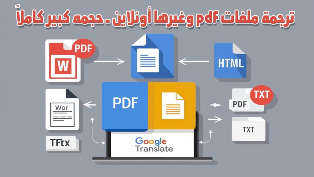 ترجمة ملفات pdf بالذكاء الاصطناعي اون لاين مجانا حجمه كبير